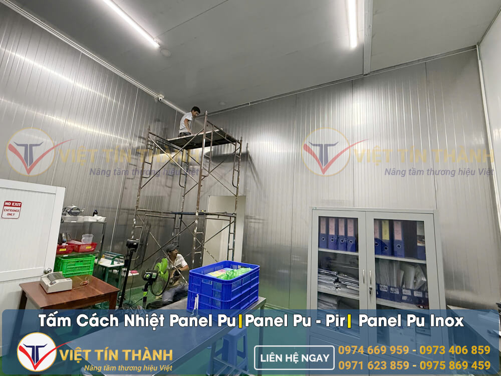 tấm cách nhiệt panel pu